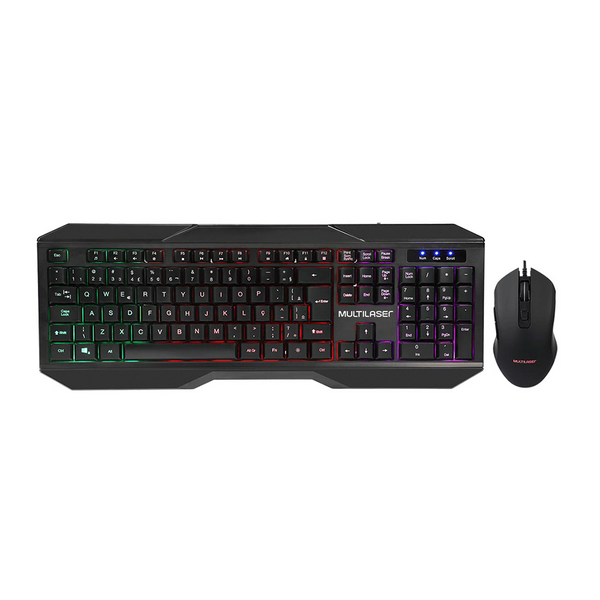 Combo Teclado y Mouse Alámbrico Gaming Multilaser