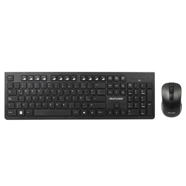 Combo Teclado y Mouse Inalámbrico Multilaser